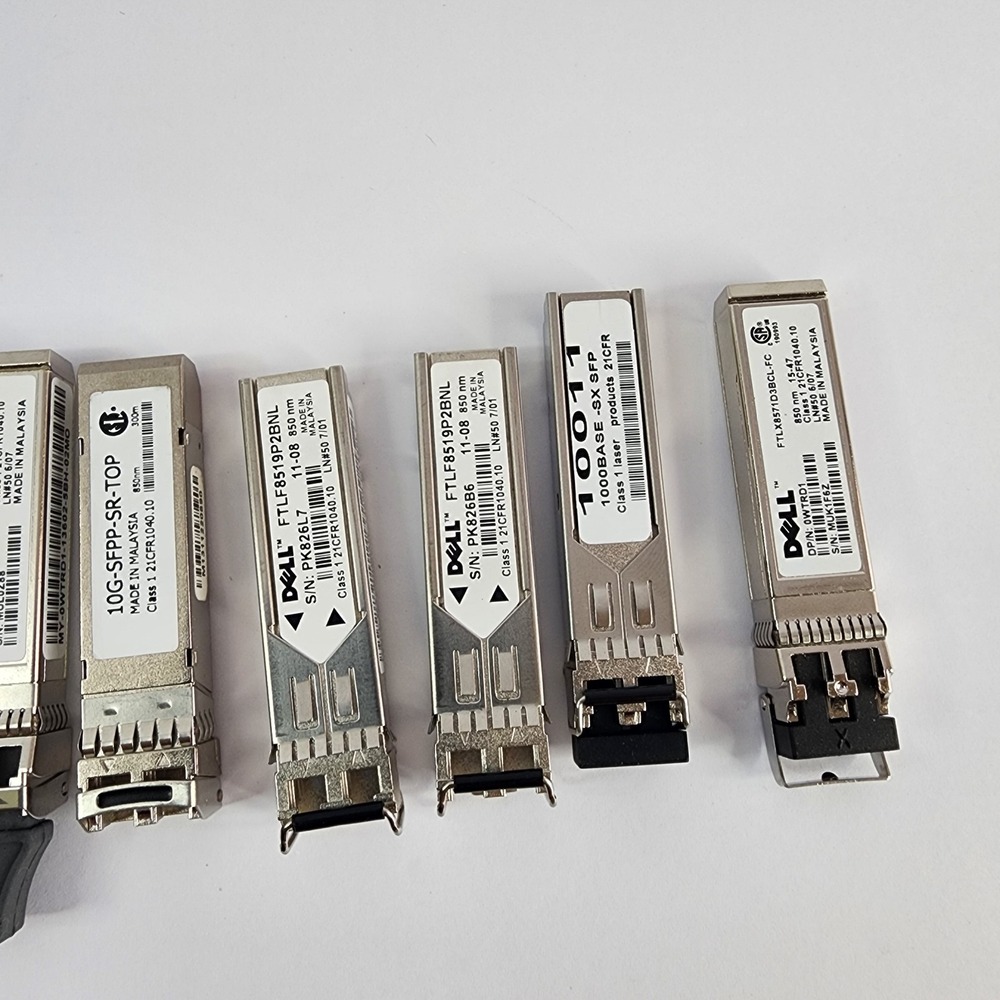 Lot of 18 various SFP fiber transciever modules - Picture 5 of 5
